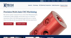 Desktop Screenshot of ktechmanufacturing.com